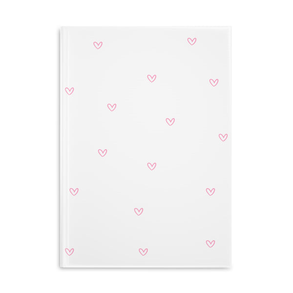 Pink Tiny Hearts Puffy Cover