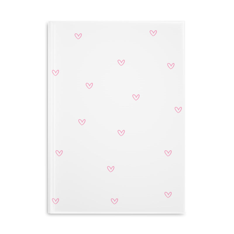 Pink Tiny Hearts Puffy Cover