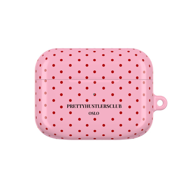 Pink With Red Polka Dots AirPod Pro Case