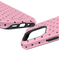 Pink With Black Polka Dots (MagSafe) Phone Case