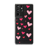 Storybook Hearts Illustration Phone Case