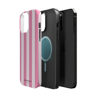 Pink Stripes V2 MagSafe Phone Case