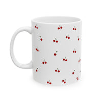 Cherry Pattern Ceramic Mug