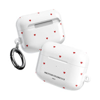 Red Heart Pattern AirPod Pro Case