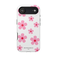 Pink Retro Daisy (MagSafe) Phone Case