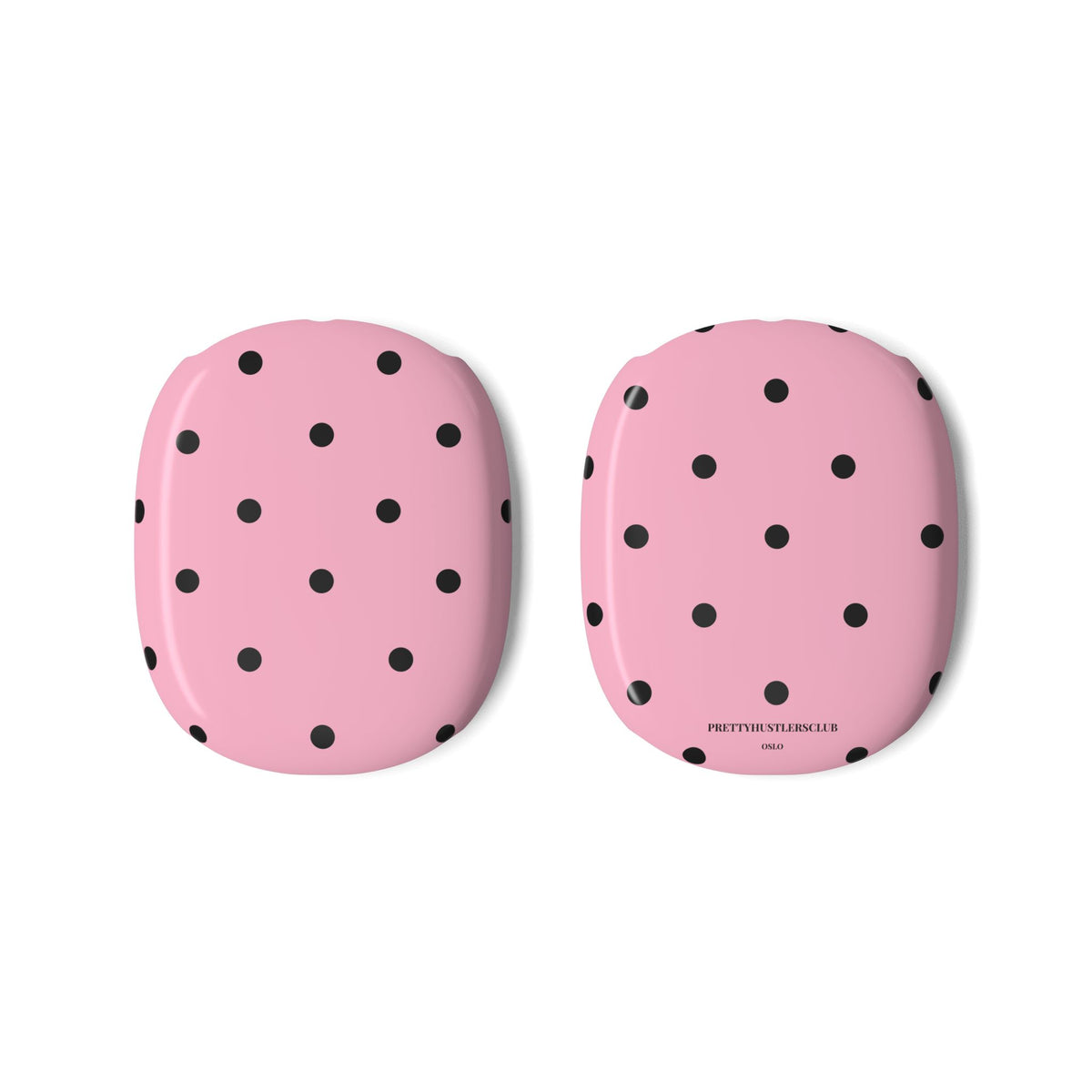 Pink with Black Polka Dots V2 AirPod Max Covers