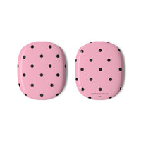 Pink with Black Polka Dots V2 AirPod Max Covers