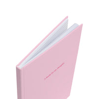 Baby Pink Book For My Thoughts Hardcover Journal (A5)