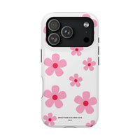 Pink Retro Daisy (MagSafe) Phone Case