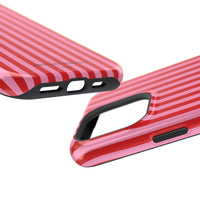 Red and Pink Stripes (MagSafe) Phone Case