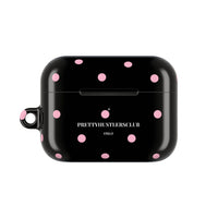 Black with Pink Polka Dots V2 AirPod Pro Case