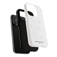 Pink Tiny Hearts Pattern (MagSafe) Phone Case