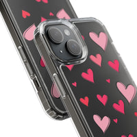 Storybook Hearts Illustration Phone Case