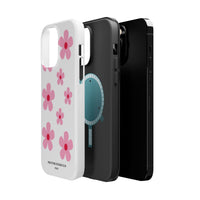 Pink Retro Daisy (MagSafe) Phone Case