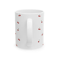 Cherry Pattern Ceramic Mug