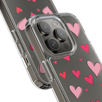 Storybook Hearts Illustration Phone Case