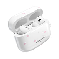Pink Tiny Hearts Pattern AirPod Pro Case