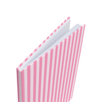 Pink Stripes Hardcover Journal (A5)
