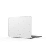 Pink Tiny Hearts Pattern MacBook Case  (Matte)