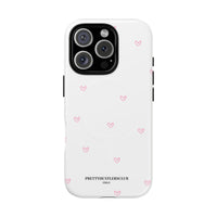Pink Tiny Hearts Pattern (MagSafe) Phone Case