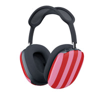 Pink and Red Stripes V2 AirPods Max Covers