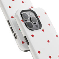 Red Heart Pattern (MagSafe) Phone Case