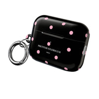 Black with Pink Polka Dots V2 AirPod Pro Case