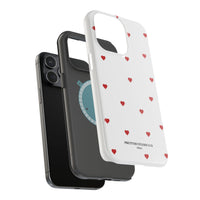 Red Heart Pattern (MagSafe) Phone Case