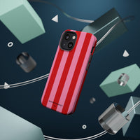 Red and pink stripes V2 (MagSafe) Phone Case