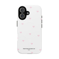 Pink Tiny Hearts Pattern (MagSafe) Phone Case