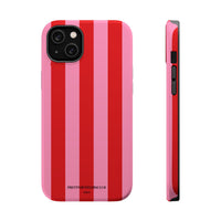 Red and pink stripes V2 (MagSafe) Phone Case