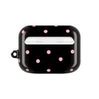 Black with Pink Polka Dots V2 AirPod Pro Case