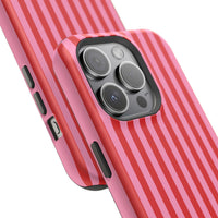 Red and Pink Stripes (MagSafe) Phone Case