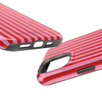 Red and Pink Stripes (MagSafe) Phone Case