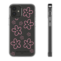 Pink Doodle Floral Design Phone Case