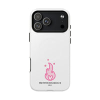 Pink Flame Design Phone Case