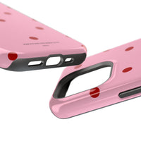 Pink With Red Polka Dots V2 (MagSafe) Phone Case