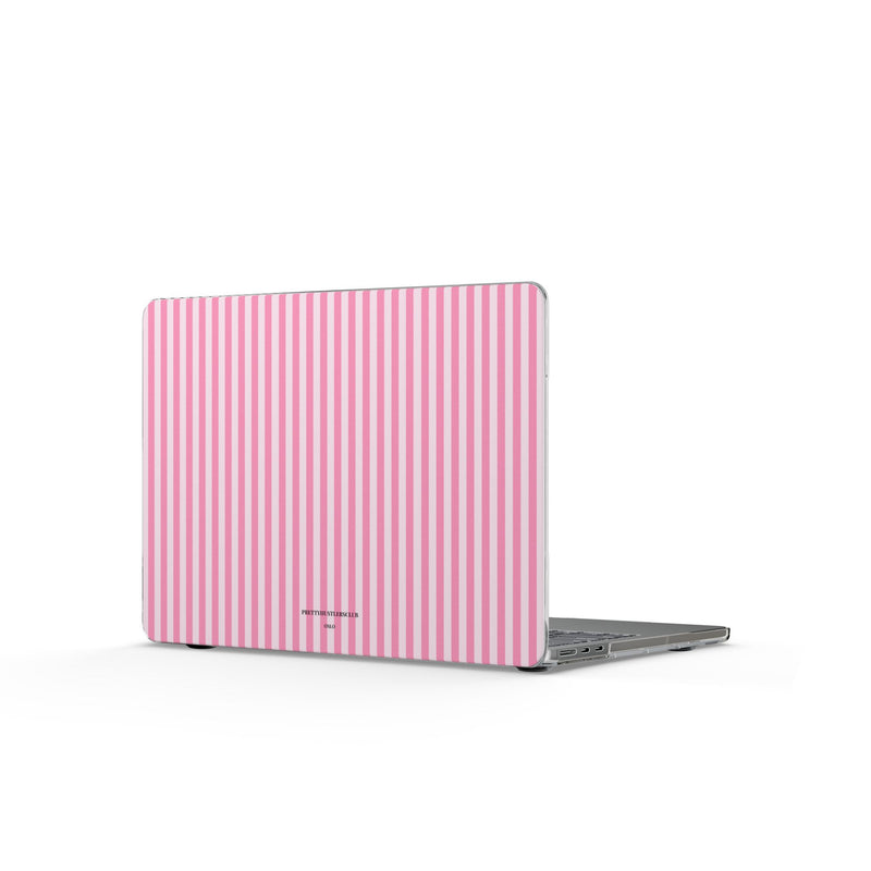 Pink Stripes MacBook Case