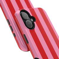 Red and pink stripes V2 (MagSafe) Phone Case