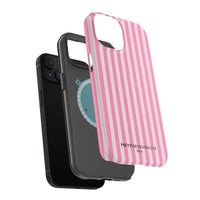 Pink Stripes (MagSafe) Phone Case
