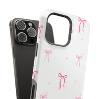 Pink Bow Pattern (MagSafe) Phone Case