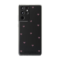 Pink Tiny Hearts Print Phone Case