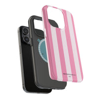 Pink Stripes V2 MagSafe Phone Case