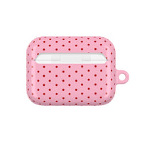 Pink With Red Polka Dots AirPod Pro Case