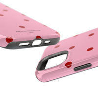 Pink With Red Polka Dots V2 (MagSafe) Phone Case