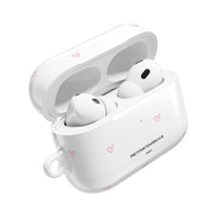 Pink Tiny Hearts Pattern AirPod Pro Case