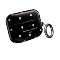 Black with Pink Polka Dots V2 AirPod Pro Case