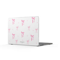 Pink Bow Pattern MacBook Case