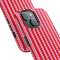 Red and Pink Stripes (MagSafe) Phone Case