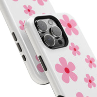 Pink Retro Daisy (MagSafe) Phone Case